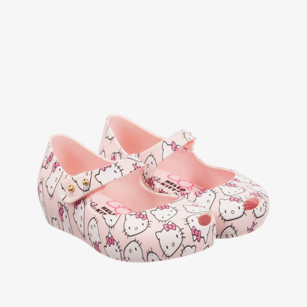 Mini Melissa-Pink Hello Kitty Jelly Shoes | Childrensalon Outlet