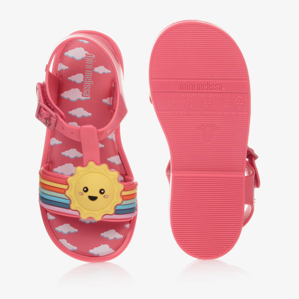 Mini Melissa-Pink Jelly Sandals | Childrensalon Outlet