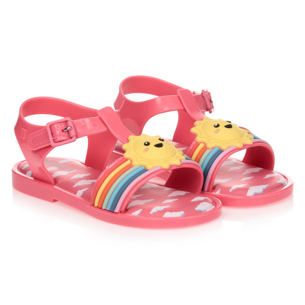 Mini Melissa - Rosa Jelly-Sandalen | Childrensalon