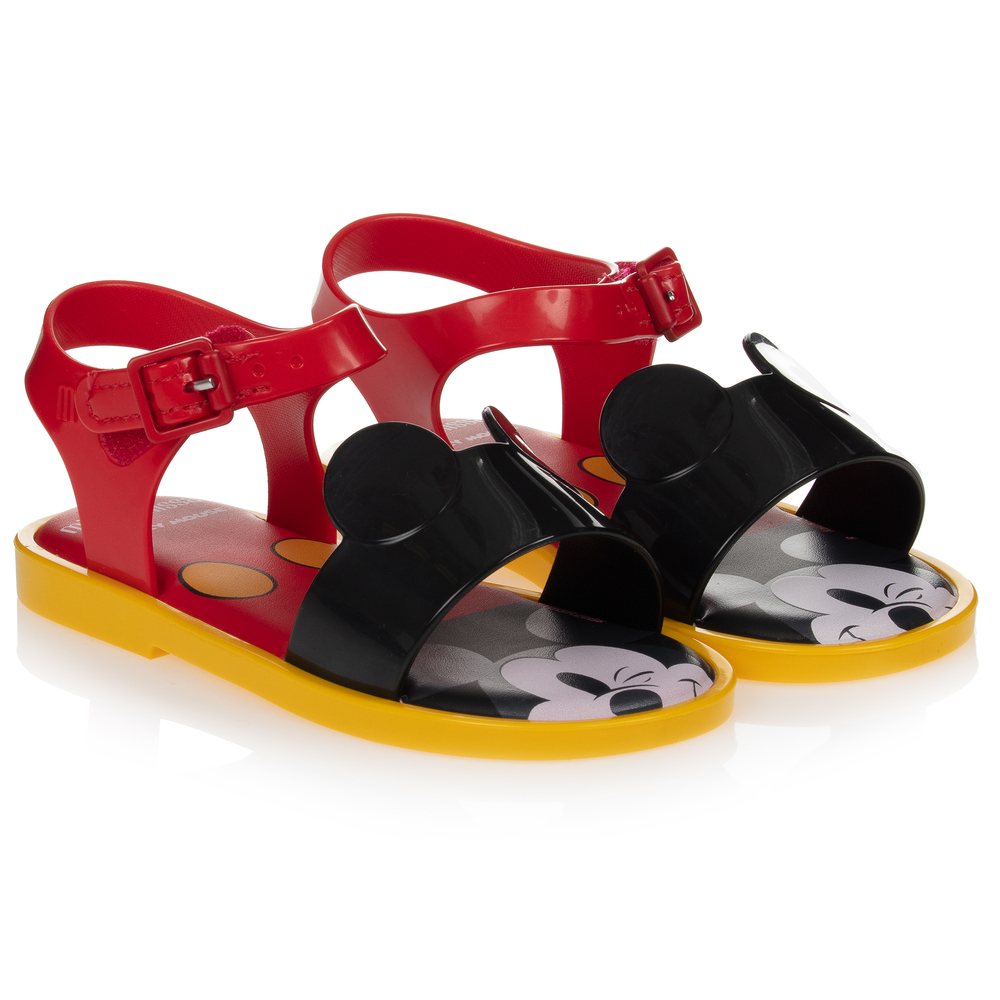 Mini Melissa - Red Disney Jelly Sandals | Childrensalon