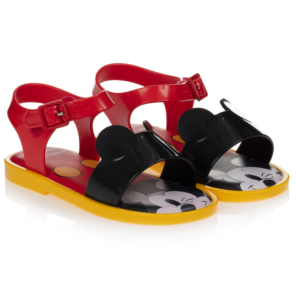 Mini Melissa - Rote Disney Jelly-Sandalen | Childrensalon