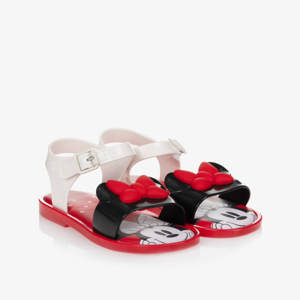 Mini Melissa-Red Disney Jelly Sandals | Childrensalon Outlet