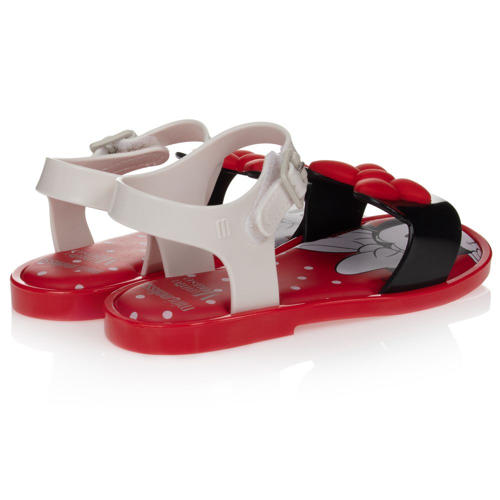 Mini Melissa-Red Disney Jelly Sandals | Childrensalon Outlet