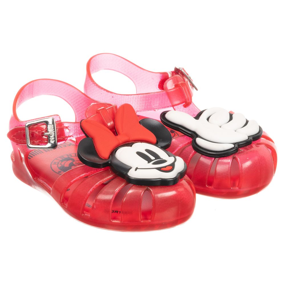 Mini Melissa Red Disney Jelly Shoes Childrensalon Outlet