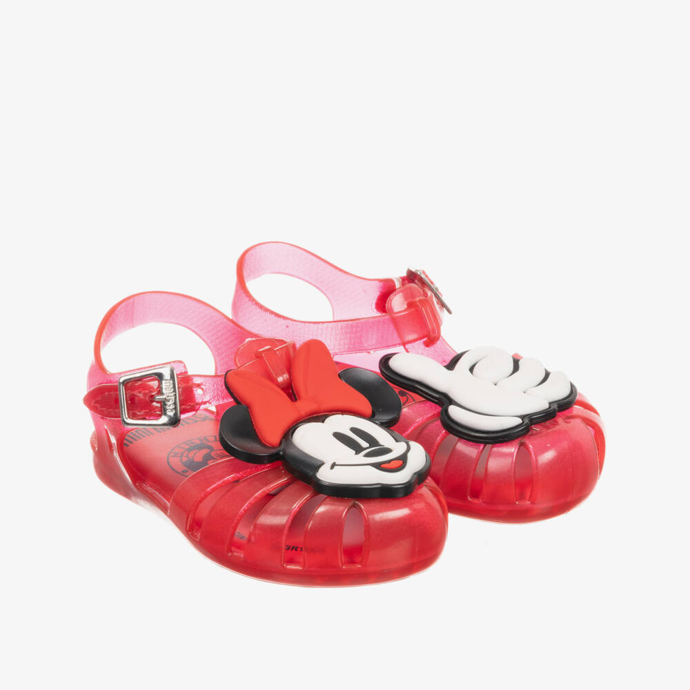 Mini Melissa-Red Disney Jelly Shoes | Childrensalon Outlet