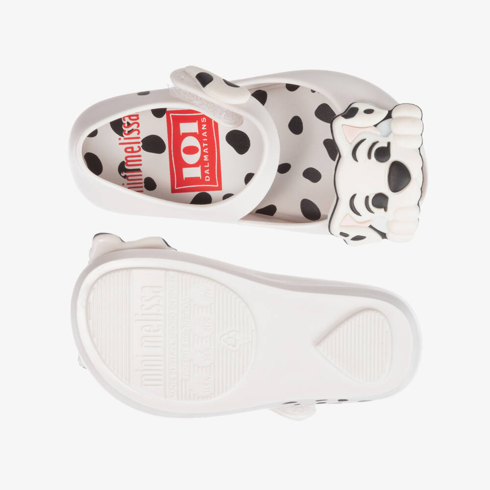 Mini Melissa-White Disney Jelly Shoes | Childrensalon Outlet