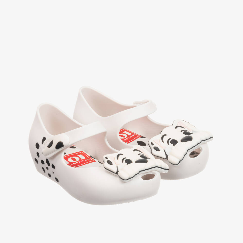 Mini Melissa-White Disney Jelly Shoes | Childrensalon Outlet