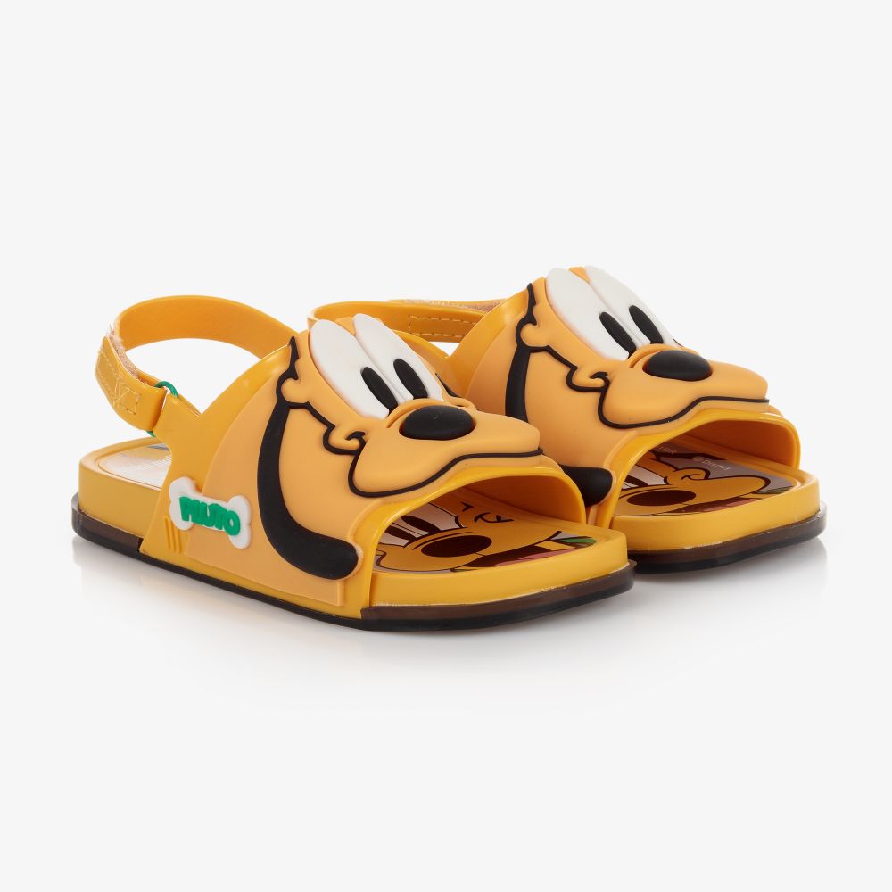 Mini Melissa Yellow Disney Jelly Sandals Childrensalon Outlet