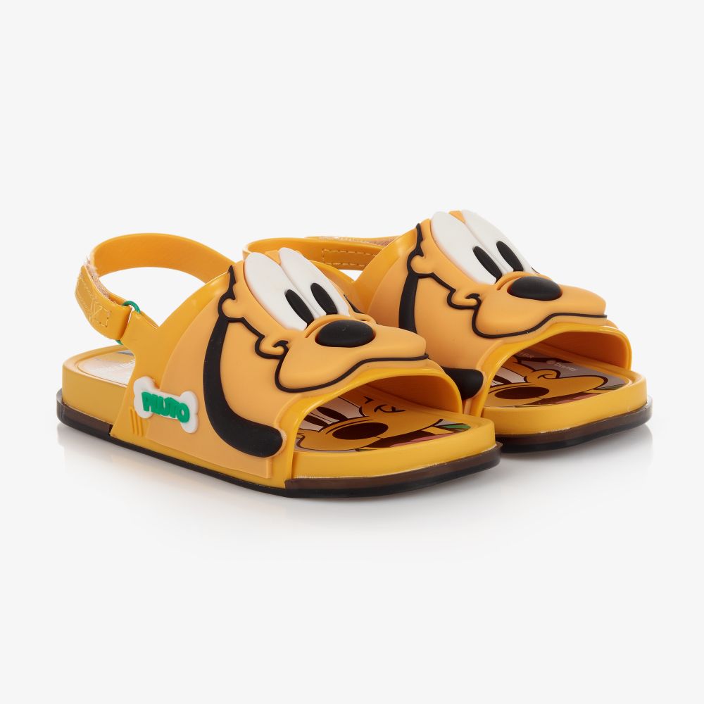 Mini Melissa - Yellow Disney Jelly Sandals | Childrensalon