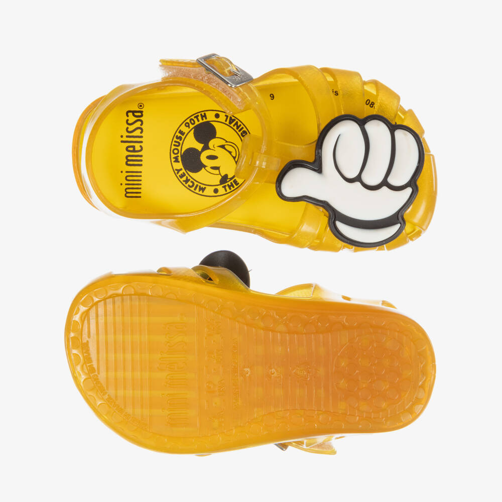 Mini Melissa-Yellow Disney Jelly Shoes | Childrensalon Outlet