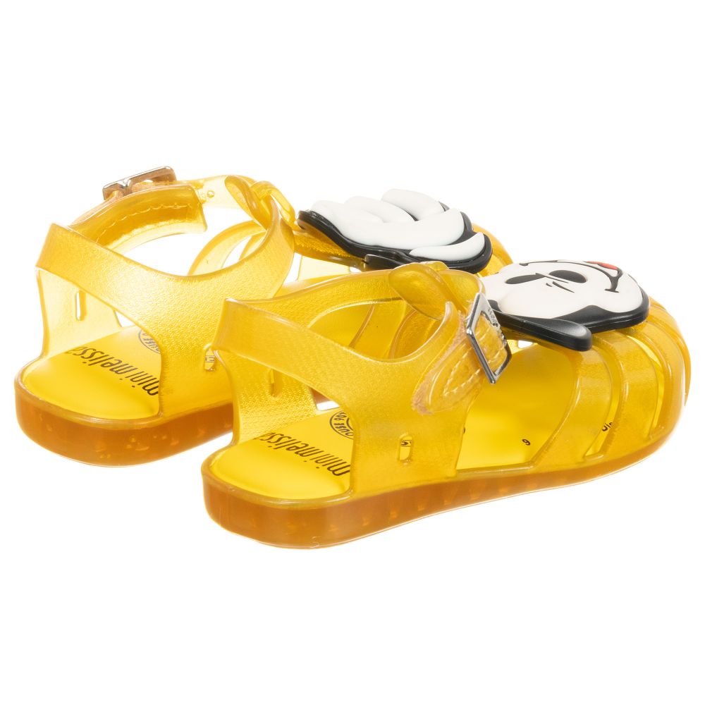 yellow jelly shoes