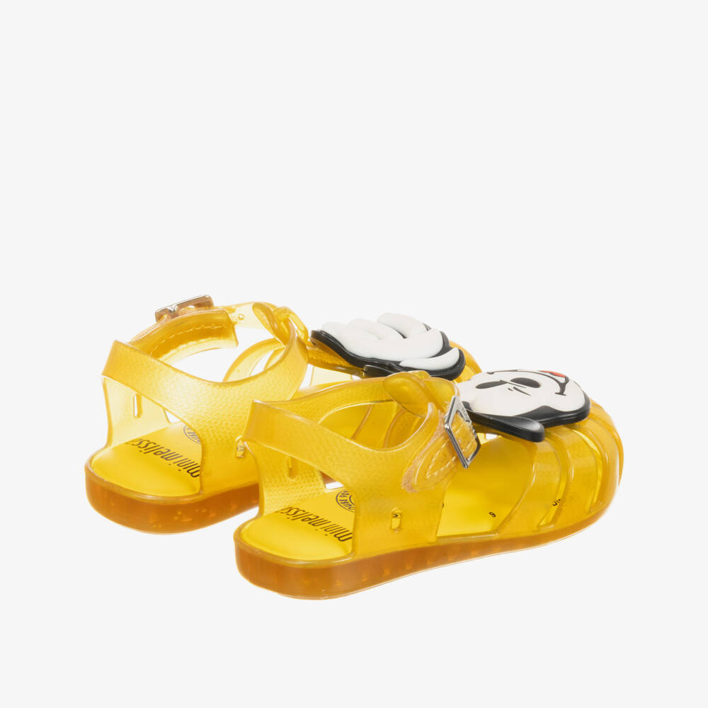 Mini Melissa-Yellow Disney Jelly Shoes | Childrensalon Outlet