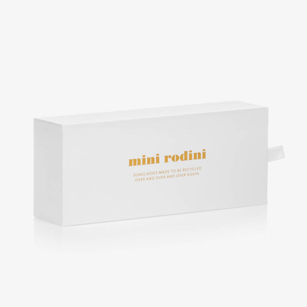 Mini Rodini-Beige Leopard Print Round Sunglasses | Childrensalon Outlet