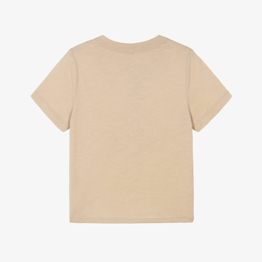 Mini Rodini-Футболка из органического хлопка Бежевый Blackbird для детей | Childrensalon Outlet