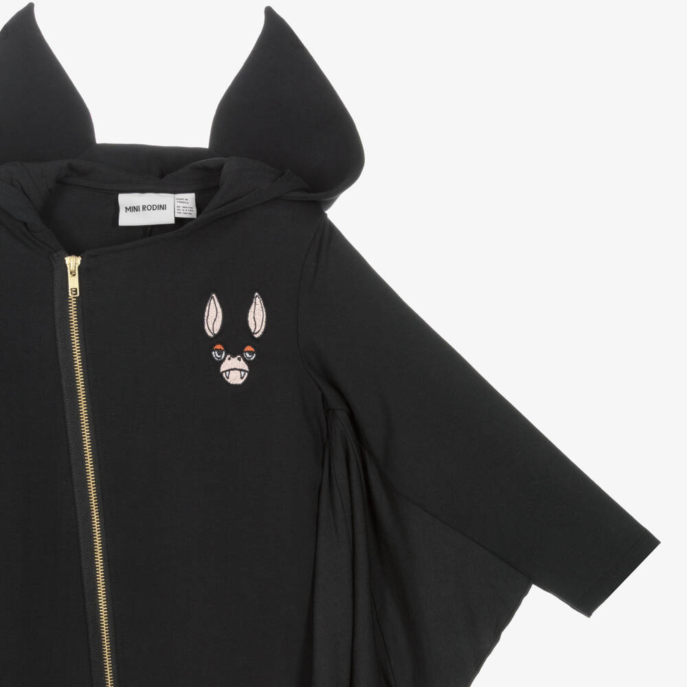 Mini Rodini-Black Bat Jumpsuit | Childrensalon Outlet