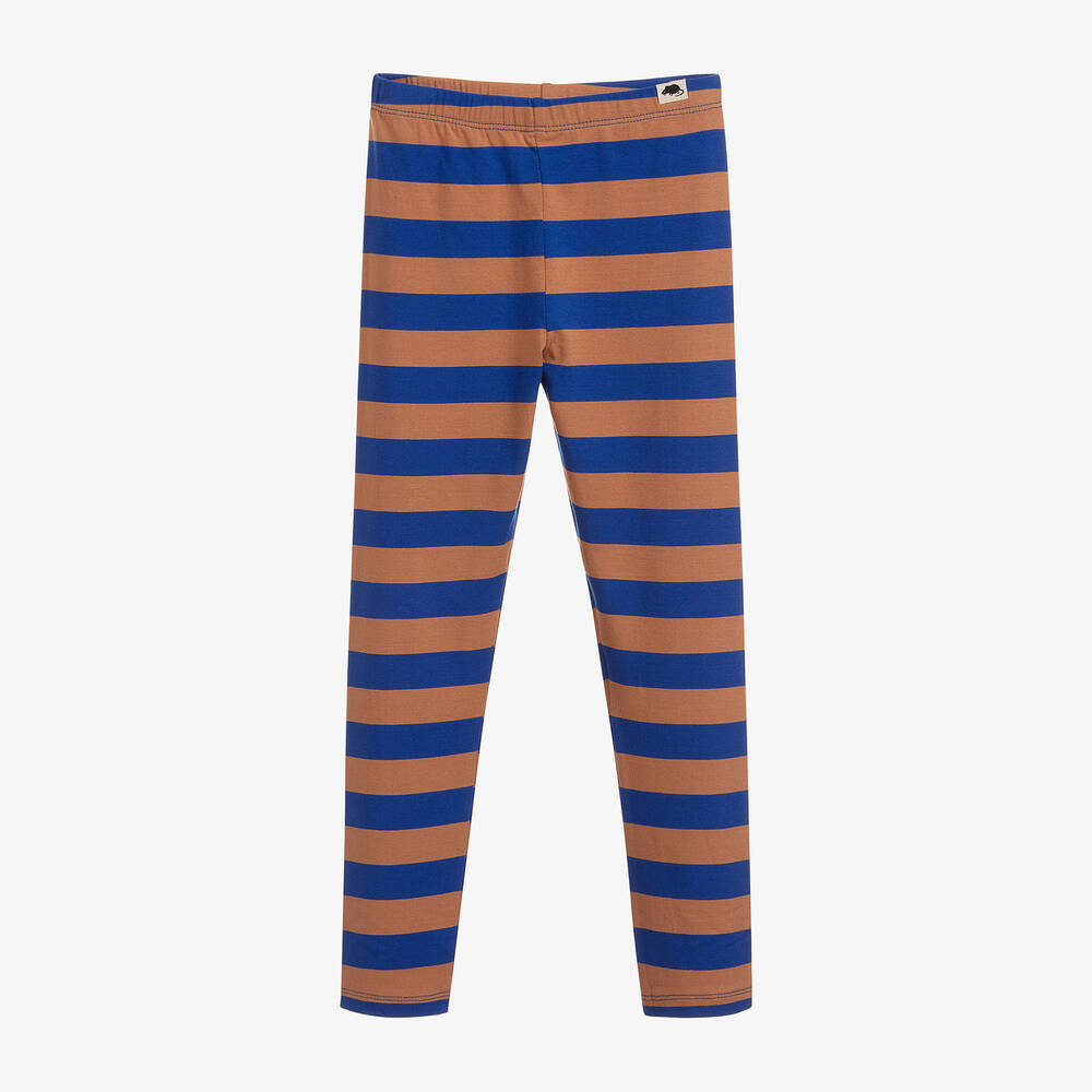 Brown striped leggings 2025