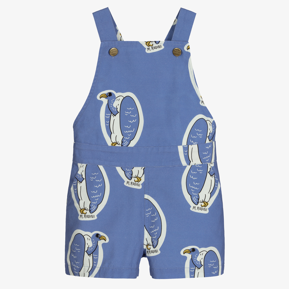 Mini Rodini - Salopette bleue en coton | Childrensalon