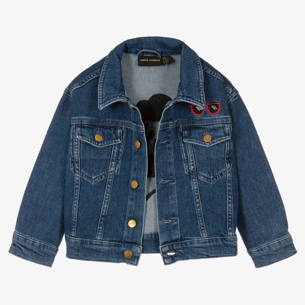Mini denim jacket outlet