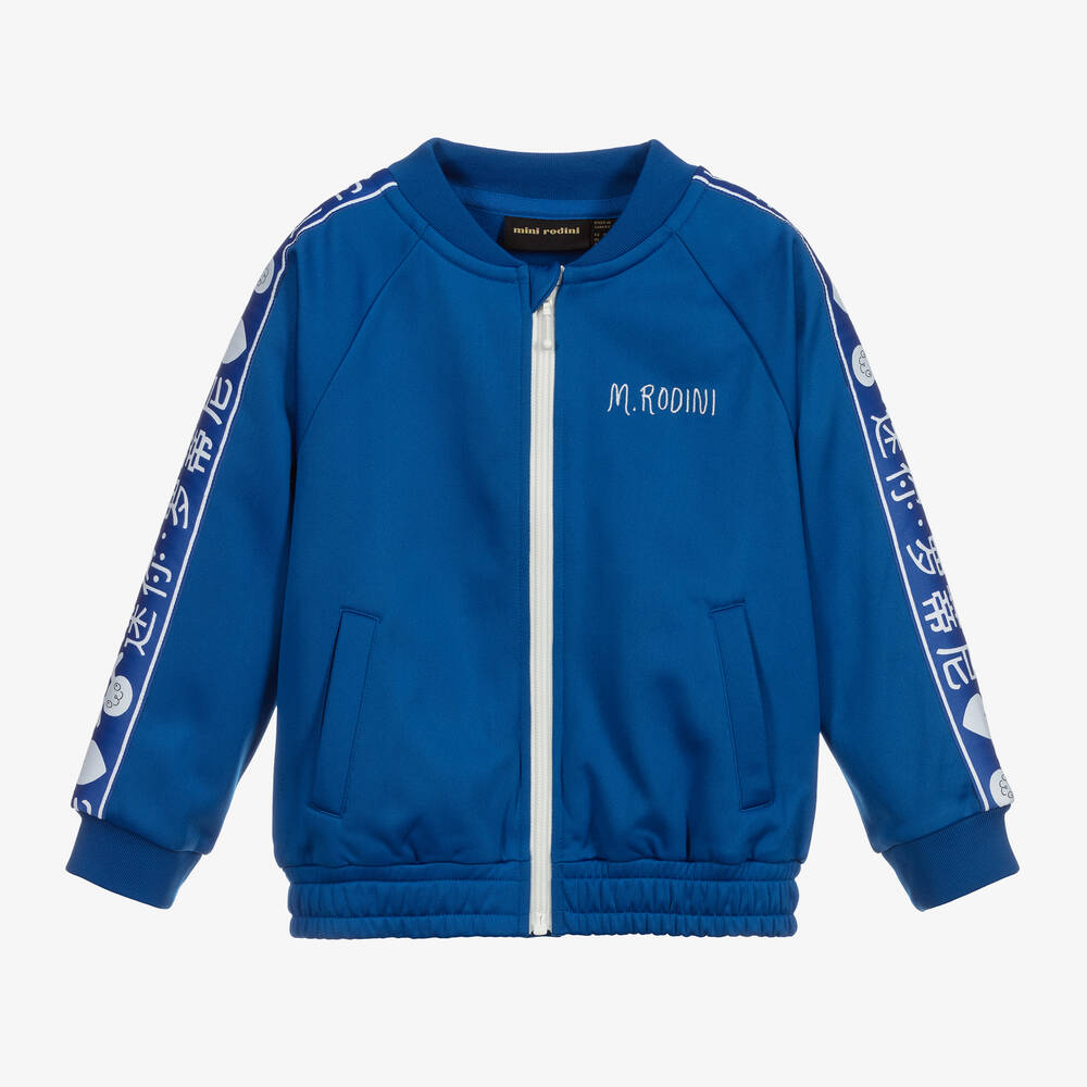 Mini Rodini-Синяя спортивная куртка | Childrensalon Outlet