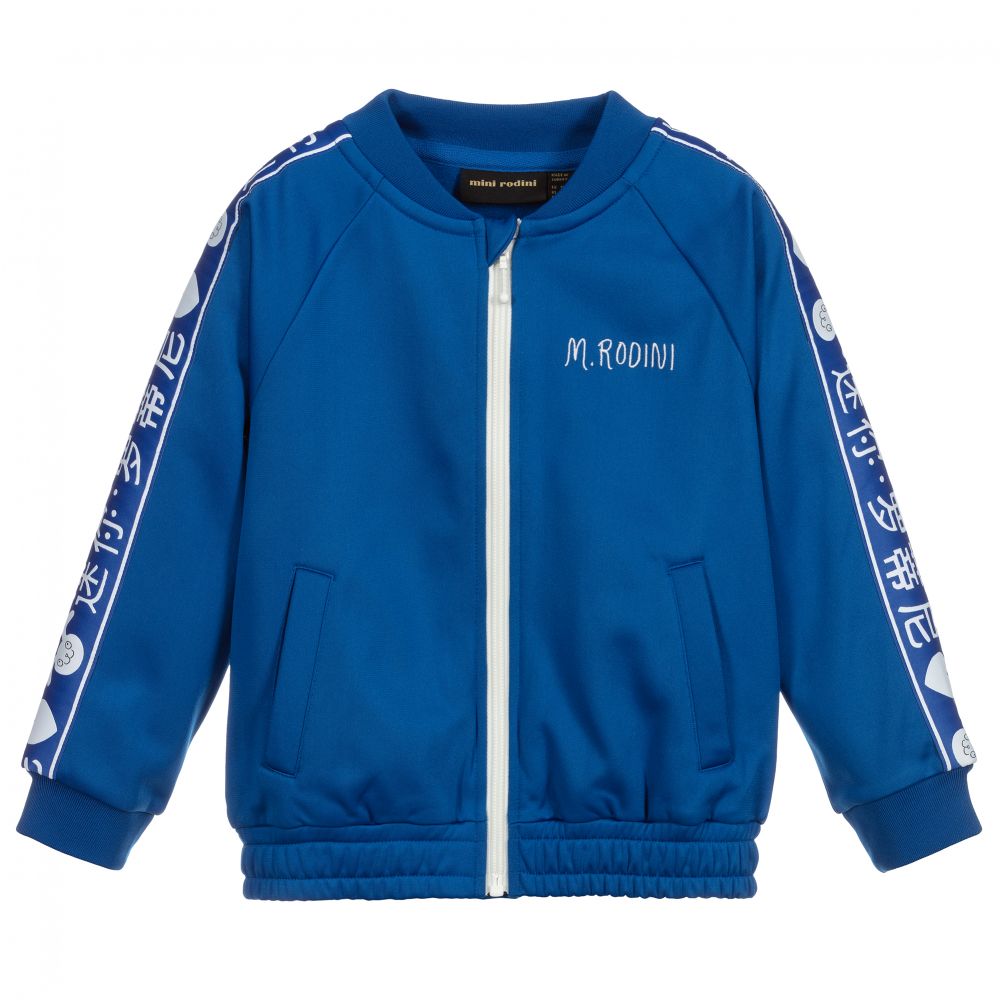 Mini Rodini - Blue Tracksuit Jacket | Childrensalon