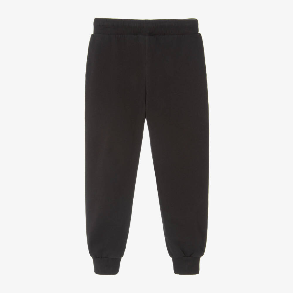 Mini Rodini-Boys Black Dog Graphic Trousers | Childrensalon Outlet