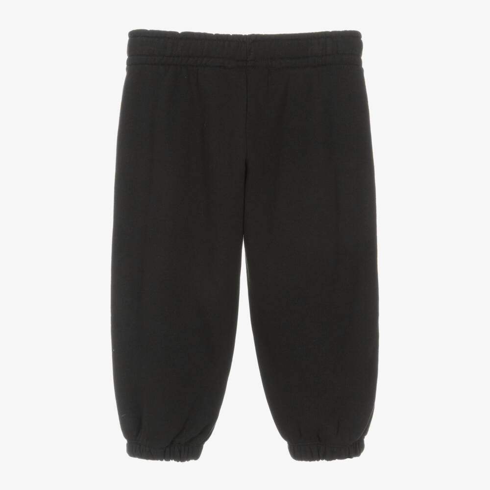 Mini Rodini-Boys Black Stripe Trim Joggers | Childrensalon Outlet