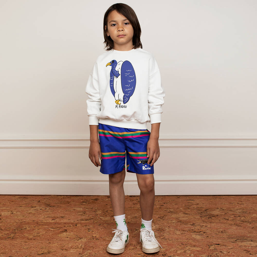 Mini Rodini-شورت سباحة بولي لون أزرق للأولاد | Childrensalon Outlet