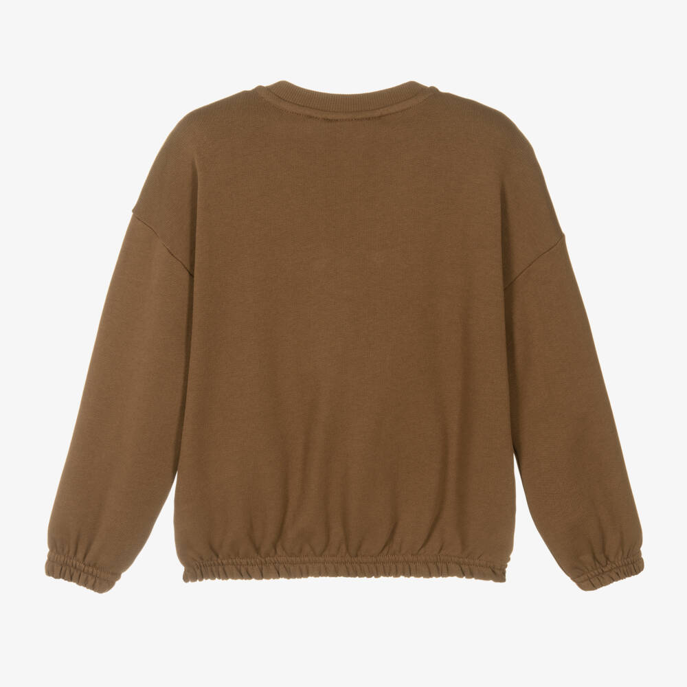 Mini Rodini-Свитшот коричневый с змеей для мальчиков | Childrensalon Outlet