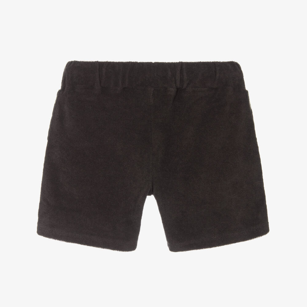 Mini Rodini-Boys Charcoal Cotton Piano Shorts | Childrensalon Outlet
