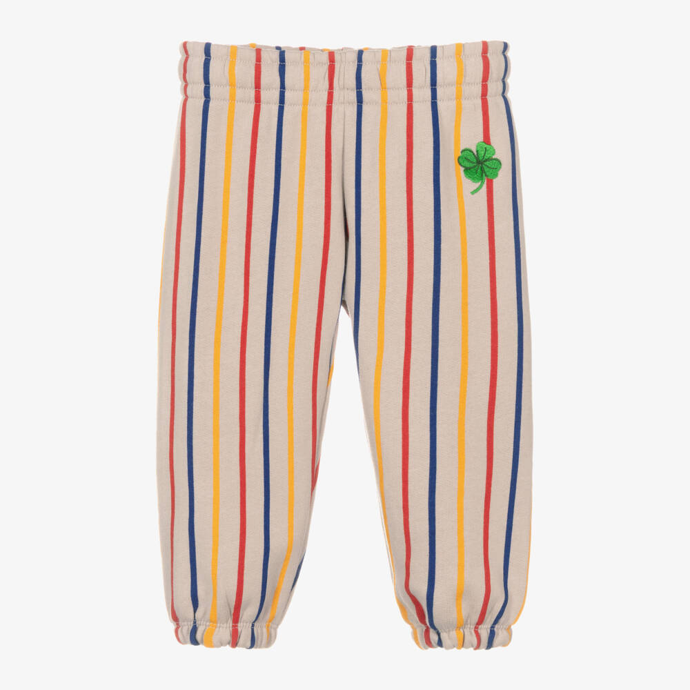 Mini Rodini-Boys Colourful Stripe Joggers | Childrensalon Outlet