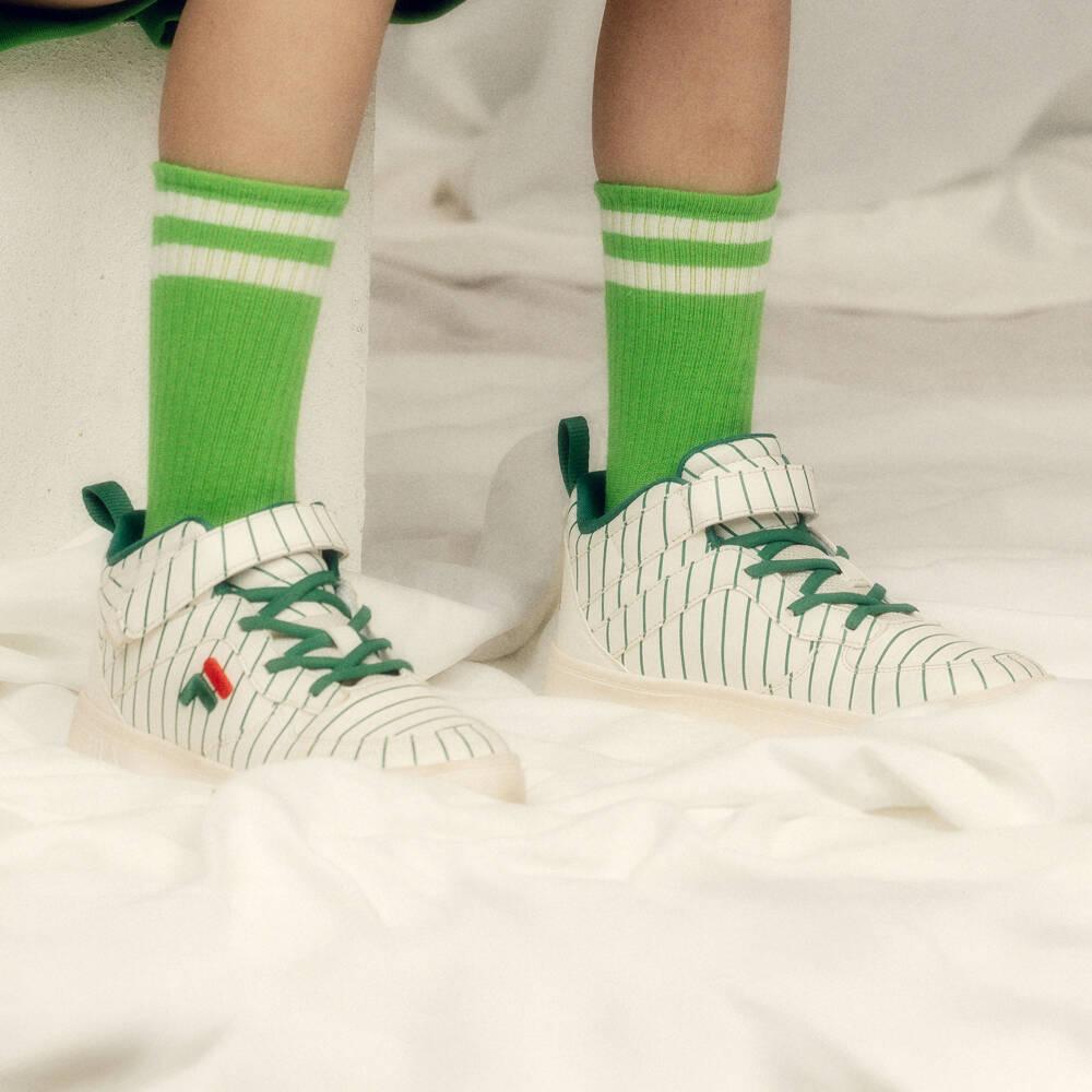 Mini Rodini-Boys Green & Grey Socks with Alien Eyes (3 Pack) | Childrensalon Outlet