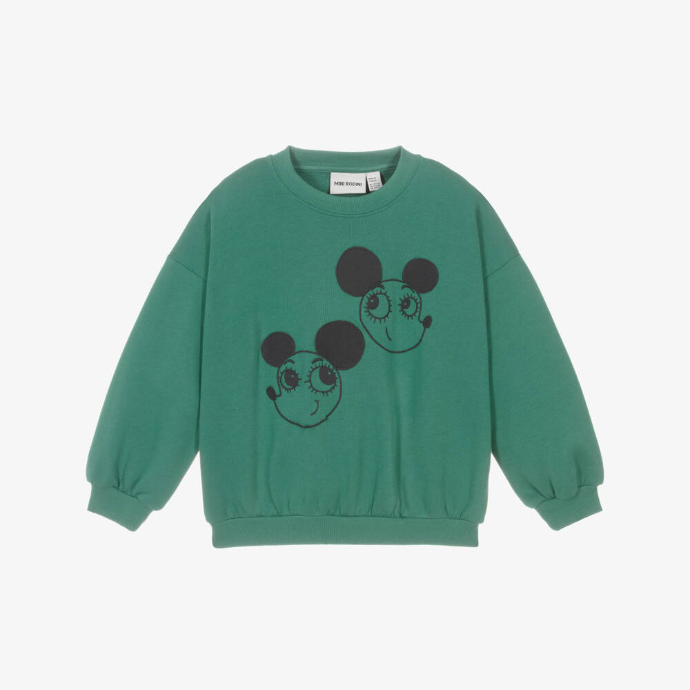 Mini Rodini-Boys Green Jersey Top | Childrensalon Outlet