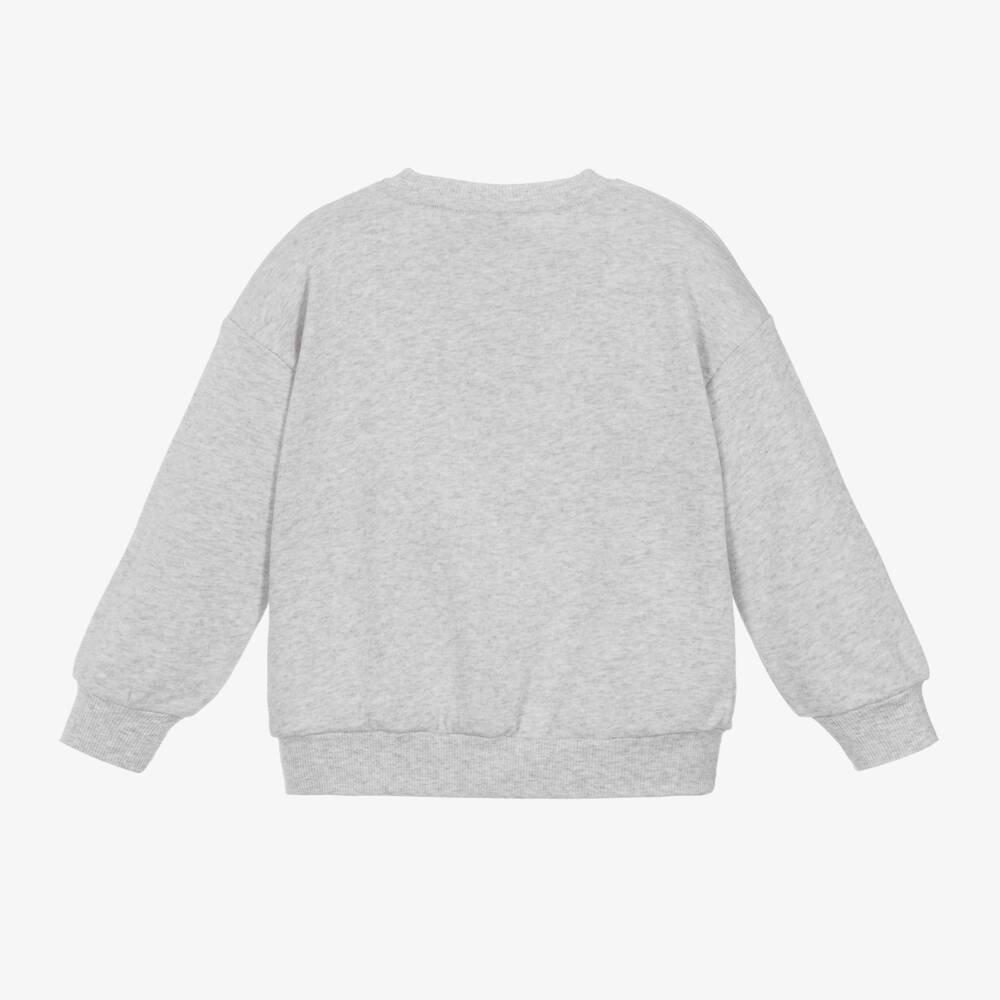 Mini Rodini-Boys Grey Cotton Parrot Jumper | Childrensalon Outlet