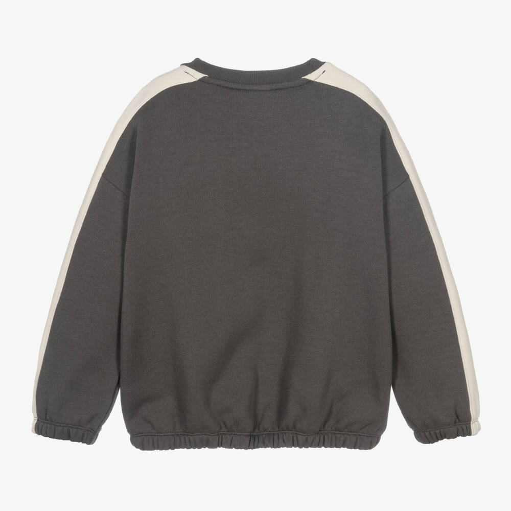 Mini Rodini-Boys Grey Earth Sweatshirt | Childrensalon Outlet