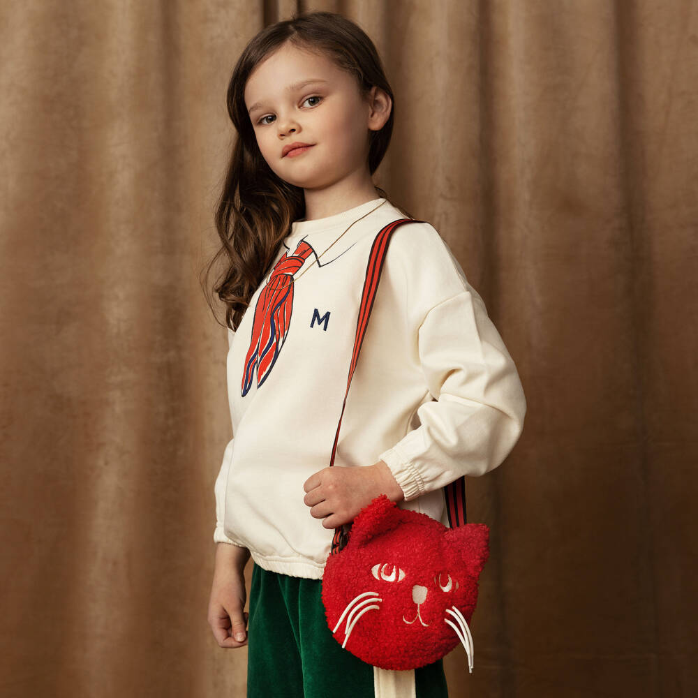 Mini Rodini-Boys Ivory Scarf Design Pullover | Childrensalon Outlet