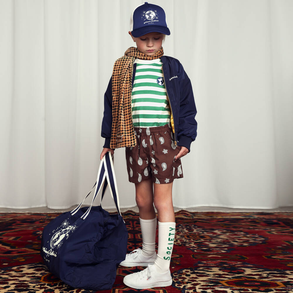 Mini Rodini-Boys Knee-High Organic Socks | Childrensalon Outlet