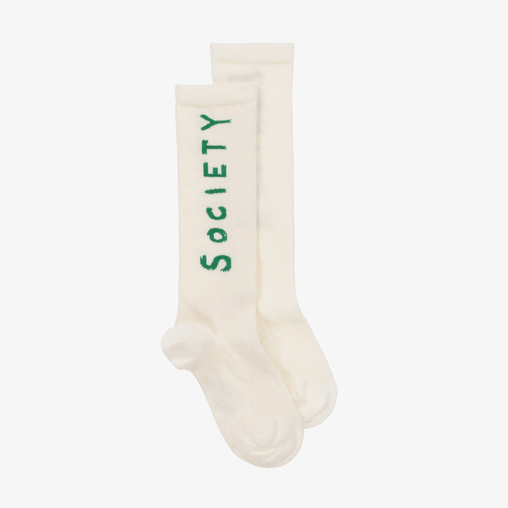 Mini Rodini-Boys Knee-High Organic Socks | Childrensalon Outlet