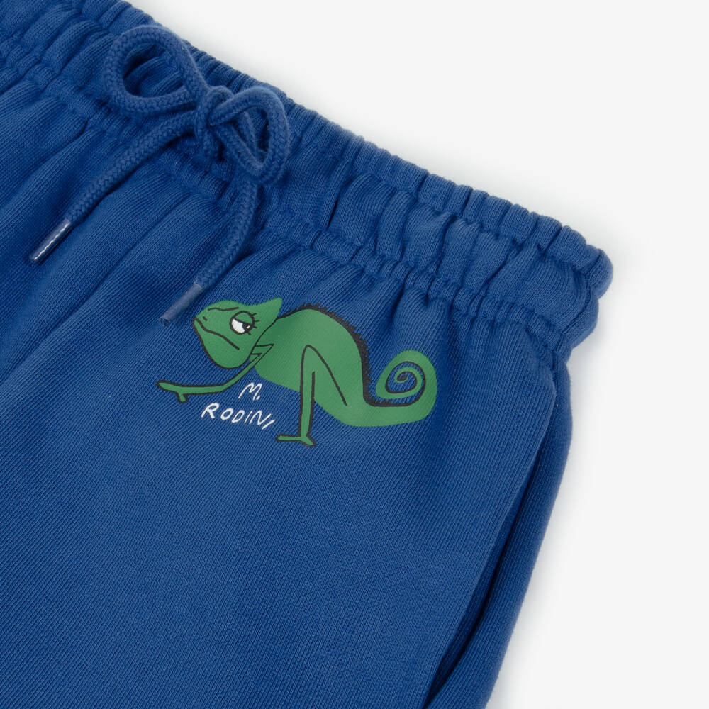 Mini Rodini-Boys Lizard Print Cotton Shorts | Childrensalon Outlet