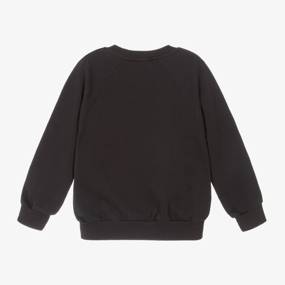 Mini Rodini-Boys Playful Black Dog Sweatshirt | Childrensalon Outlet