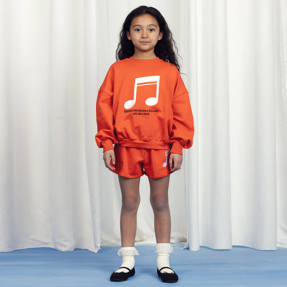 Mini Rodini-بلوفر قطني أحمر للأولاد | Childrensalon Outlet