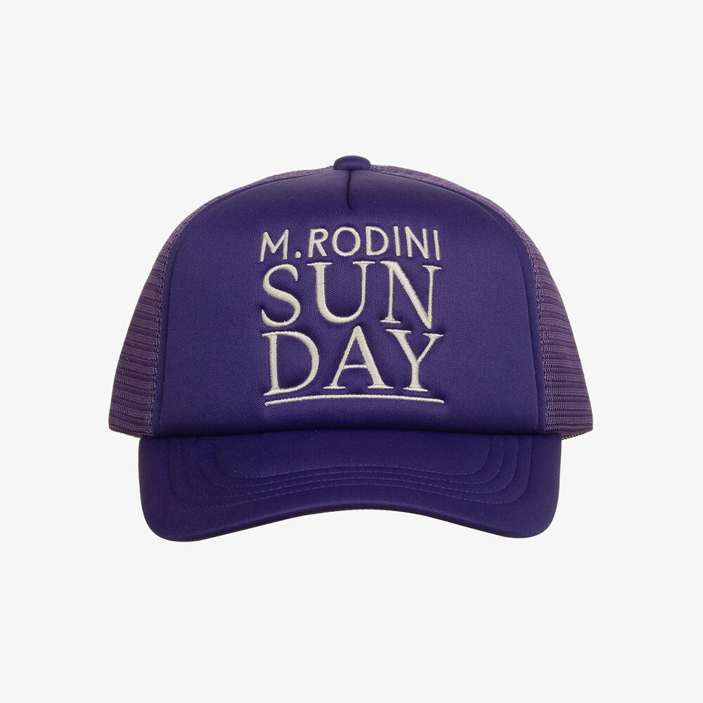 ميني روديني-قبعة مهرجان بنفسجية للأولاد من النيوبرين | Childrensalon Outlet