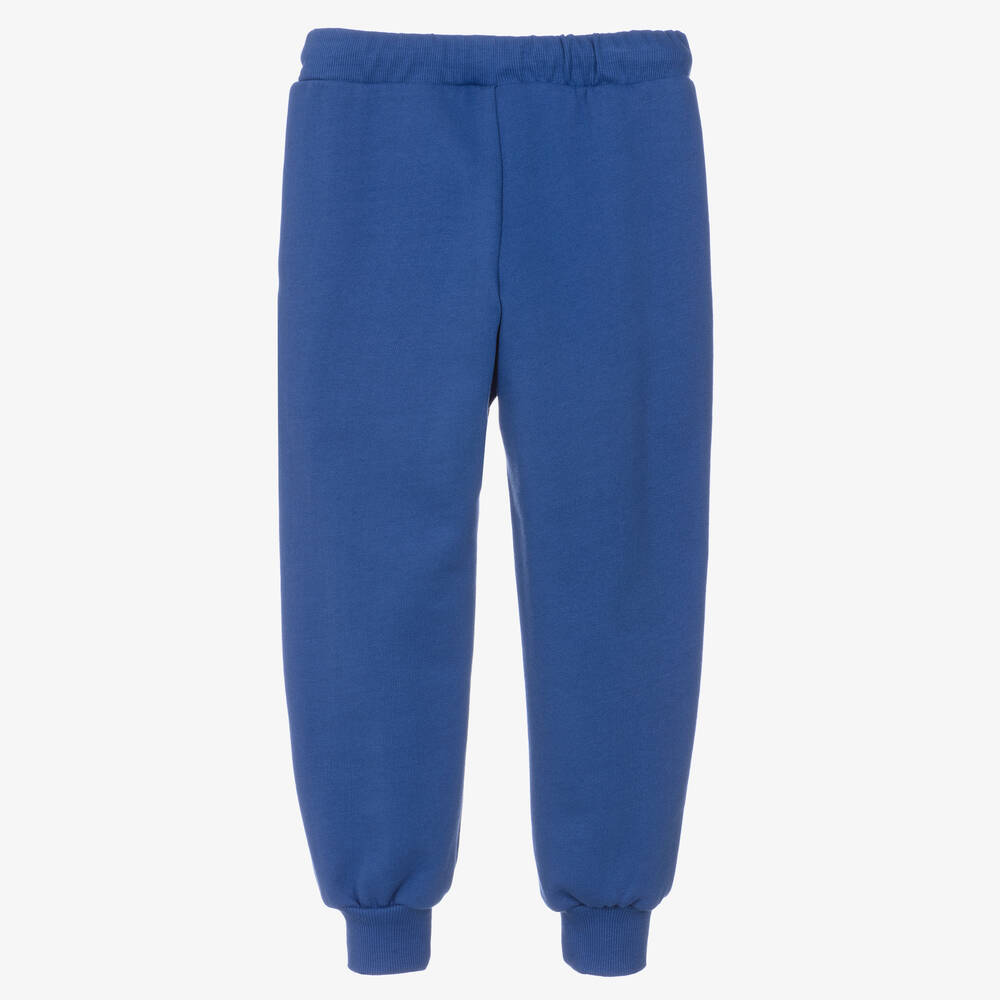 ميني روديني-جوغرز قطن جيرسي عضوي لون أزرق | Childrensalon Outlet