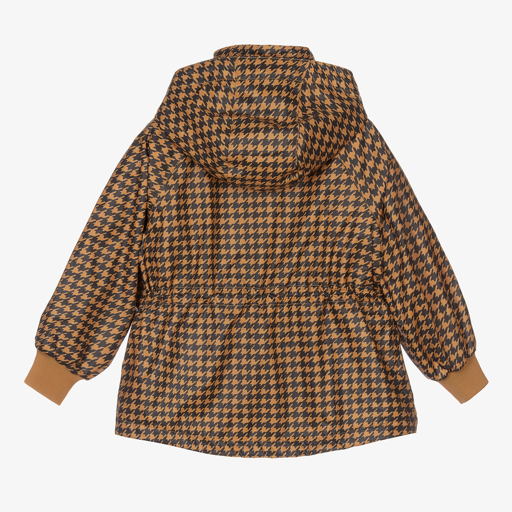 Mini Rodini-Brown Check Raincoat | Childrensalon Outlet