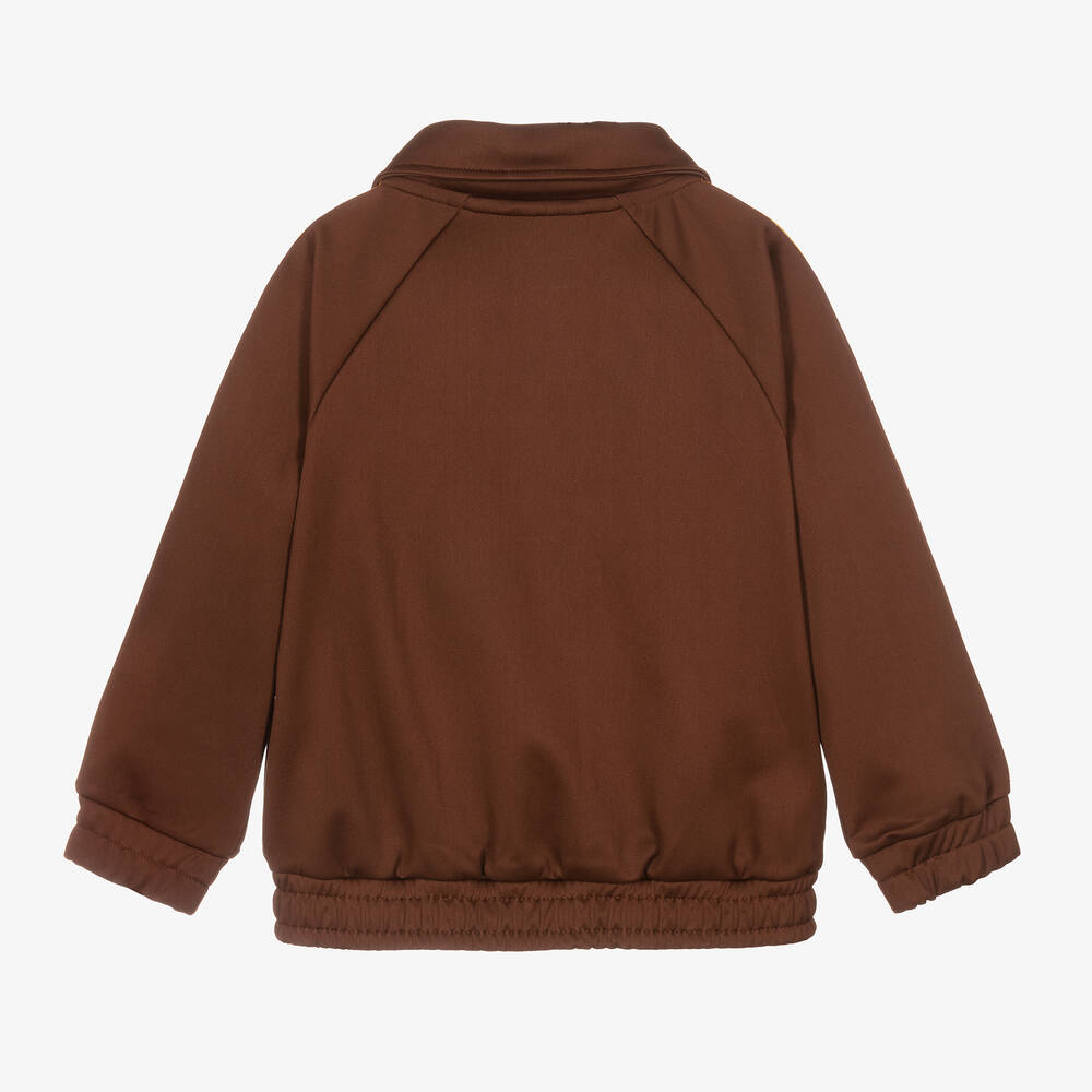 Mini Rodini-Коричневый топ на молнии Ritzratz | Childrensalon Outlet