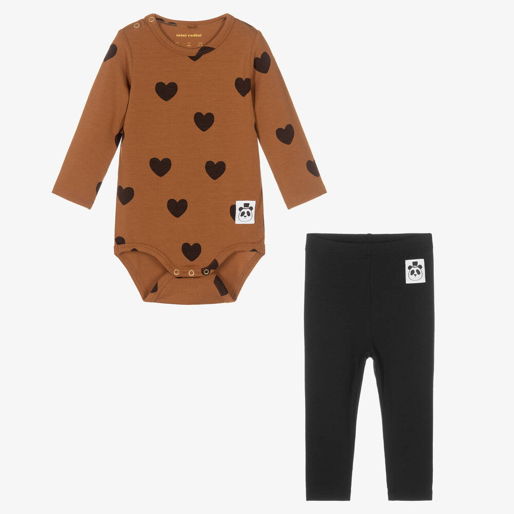 Mini Rodini - Set aus Body und Leggings (M) | Childrensalon