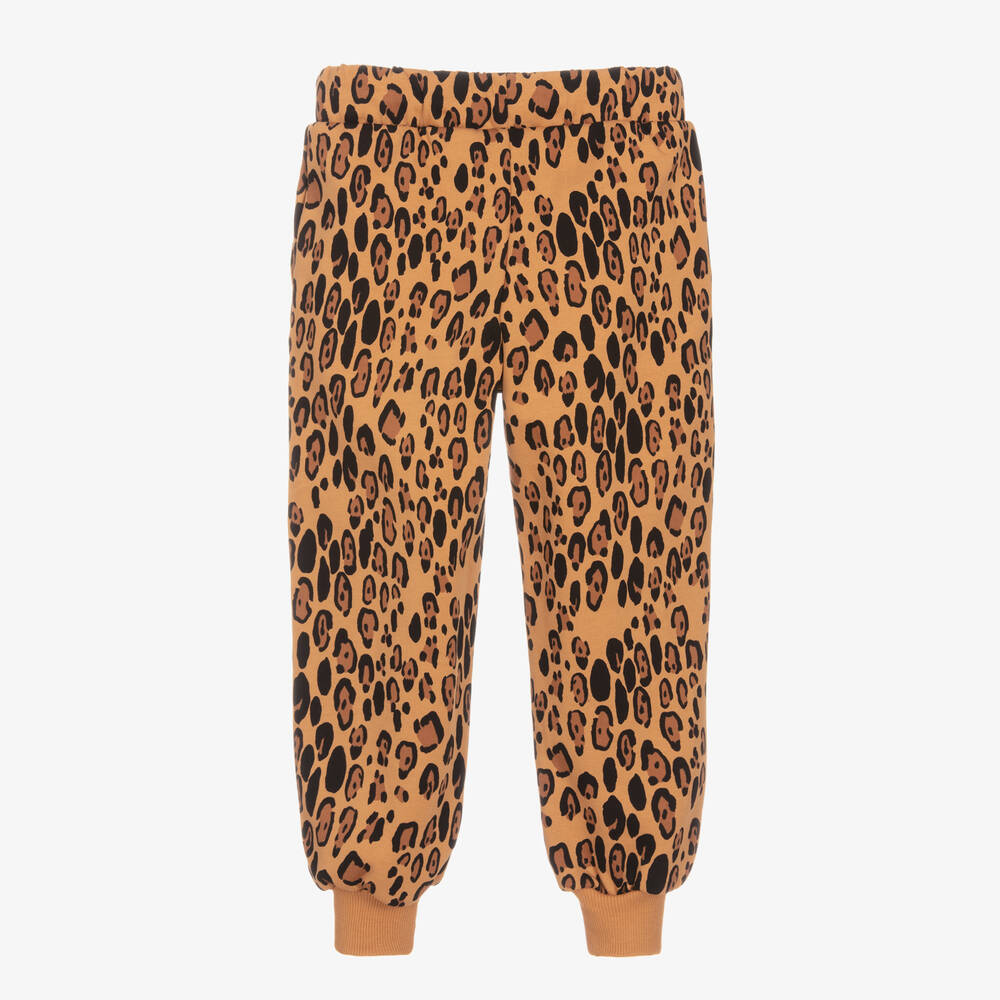 Girls leopard joggers hotsell