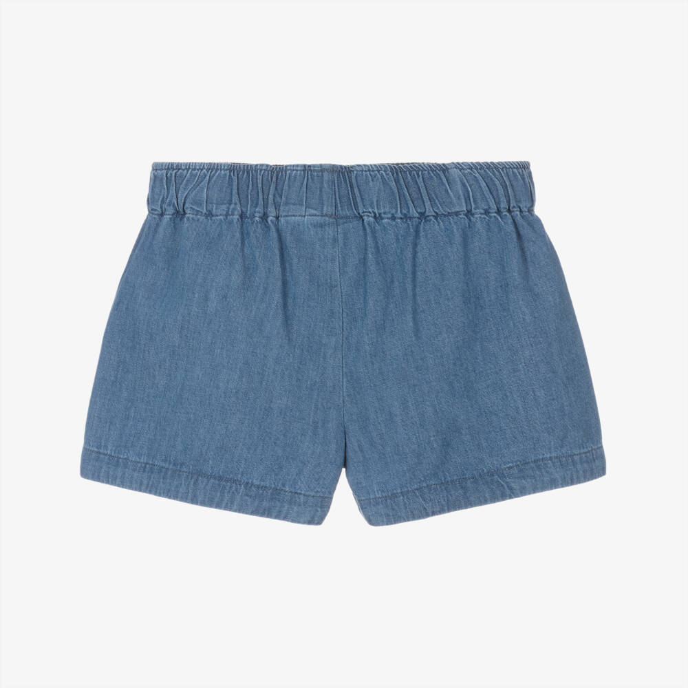 Mini Rodini-شورت شامبراي للبنات بنقشة موسيقية | Childrensalon Outlet