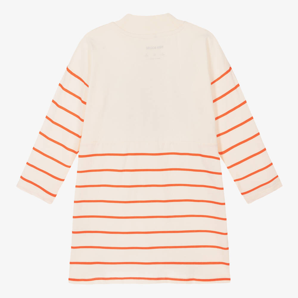 Mini Rodini-Girls Cream Scarf Patterned Dress | Childrensalon Outlet