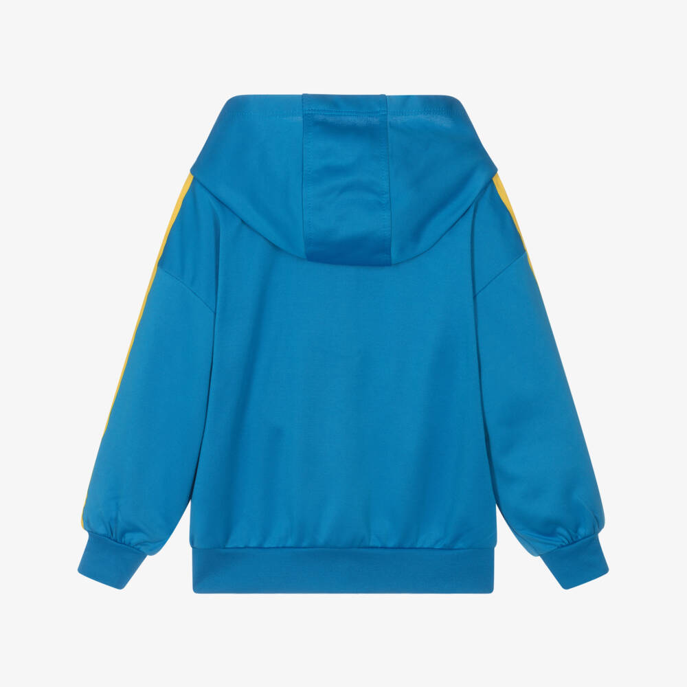 Mini Rodini-Girls Dual-Tone Cozy Zip Jacket | Childrensalon Outlet