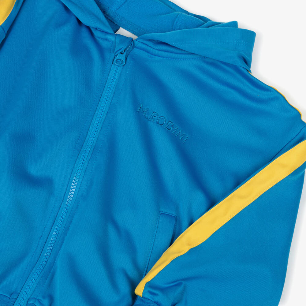 Mini Rodini-Girls Dual-Tone Cozy Zip Jacket | Childrensalon Outlet